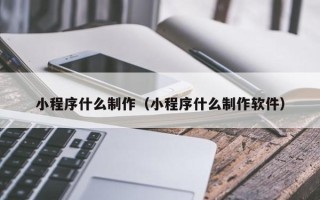 如皋小程序什么制作（小程序什么制作软件）
