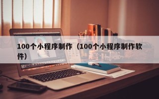 如皋100个小程序制作（100个小程序制作软件）